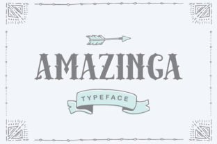 Amazinga: A Victorian Display Font for Modern Brands
