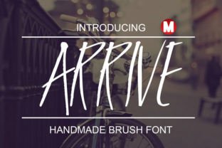 Arrive: The Handmade Display Font for Bold Campaigns