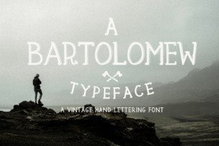 Bartolomew: A Cool Monoline Handwritten Display Font