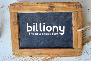 Billiony: A Vintage Hand Lettering Font for Small Business
