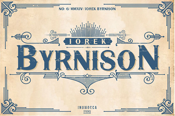 Byrnison: A Bold Display Font for Editorial Impact