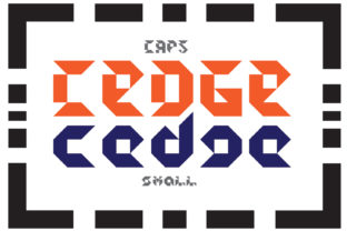 Cedge: A Modern Display Font for Editorial Design