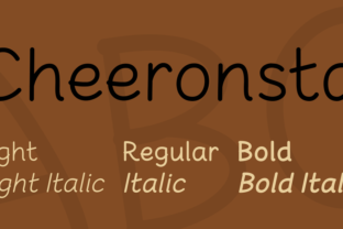 Cheeronsta: A Bold Display Font for Modern Branding