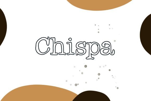 Chispa: A Handmade Display Font for Small Brands