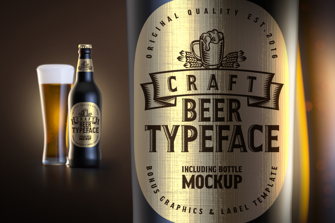 Craft Beer Font: A Premium Display Typeface for Brands