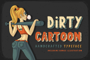 Dirty Cartoon: A Playful Display Font for Editorial Design