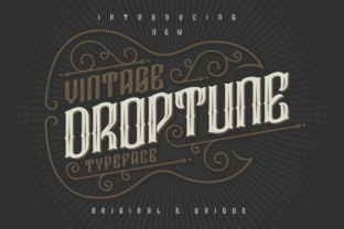 Droptune: A Bold Display Font for Strong Brand Identity