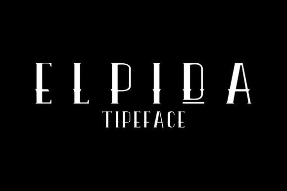 Elpida: A Restrained Display Font for Modern Branding