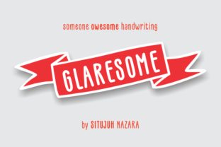 Glaresome: A Bold Display Font for Modern Brand Identity