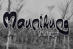 Maunikung: A Modern Display Font for Creative Branding