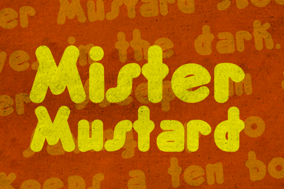 Mister Mustard: A Playful Display Font for Editorial Design
