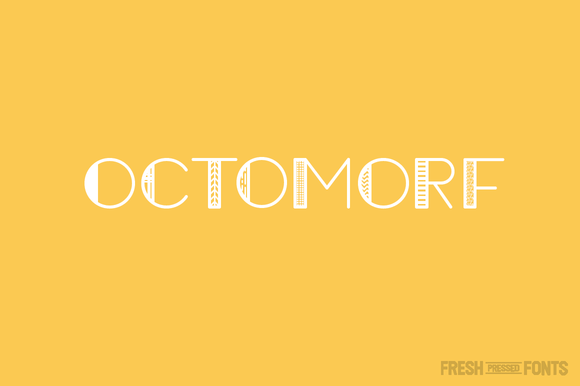 Octomorf: The Art Deco Display Font for Bold Campaigns