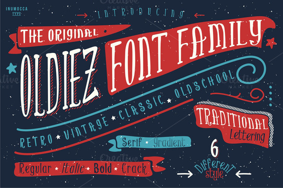 Oldiez Font Family: A Retro Display Typeface for Editors