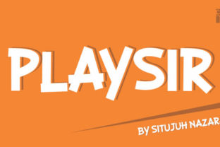 Playsir: A Bold Display Font for Campaigns