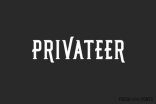 Privateer: A Dual-Style Serif Display Font for Bold Branding