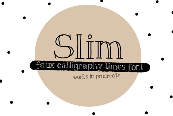 Slim: A Distinctive Display Font for Editorial Design