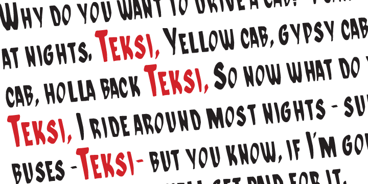 Teksi Family: A Premium Display Font for Your Brand