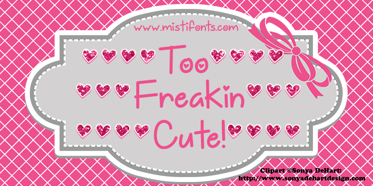 Too Freakin Cute: A Display Font for Your Brand