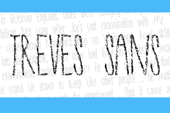 Treves Sans: A Handwritten Display Font for Marketers