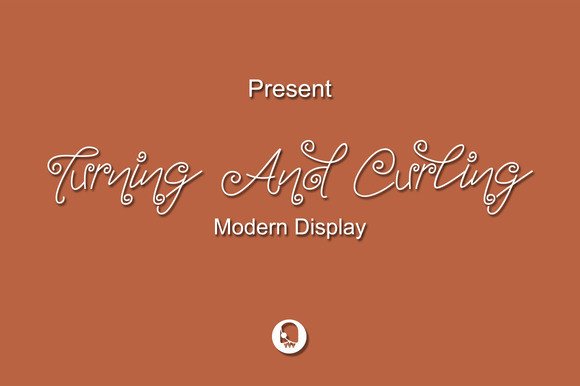Turning and Curling: A Display Font for Web Design