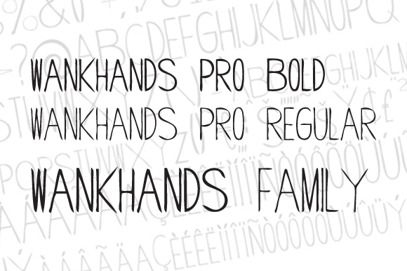 Wankhands: A Premium Display Font for Branding